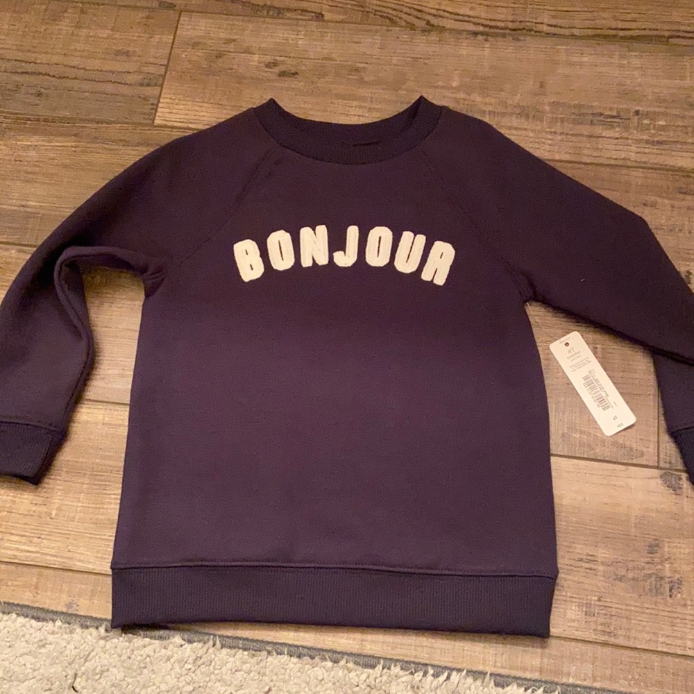 Peyton and Parker navy sweatshirt NWT